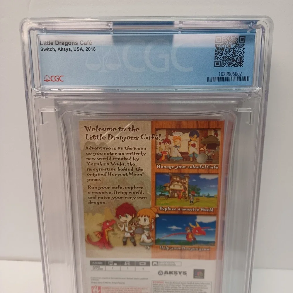 Little Dragons‎ Cafe Nintendo Switch CGC Graded 10 A++